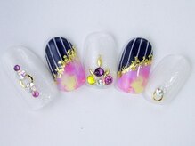 ネイルサロン ドレリッチ 大宮店(drerich)/柄×柄ネイル
