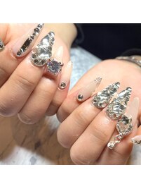 スカルプ埋め尽くしネイル☆