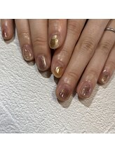 リファインネイル(refinenail)/ニュアンスメタリックネイル