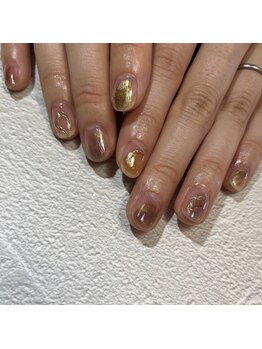 リファインネイル(refinenail)/ニュアンスメタリックネイル