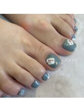 ネイルサロンリュクス (nailsalon Luxe)/ぷっくり雪だるまネイル