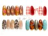 【人気NO.1♪キラキラアートコース】豊富なアート!ハンド・フットOK♪8,300円