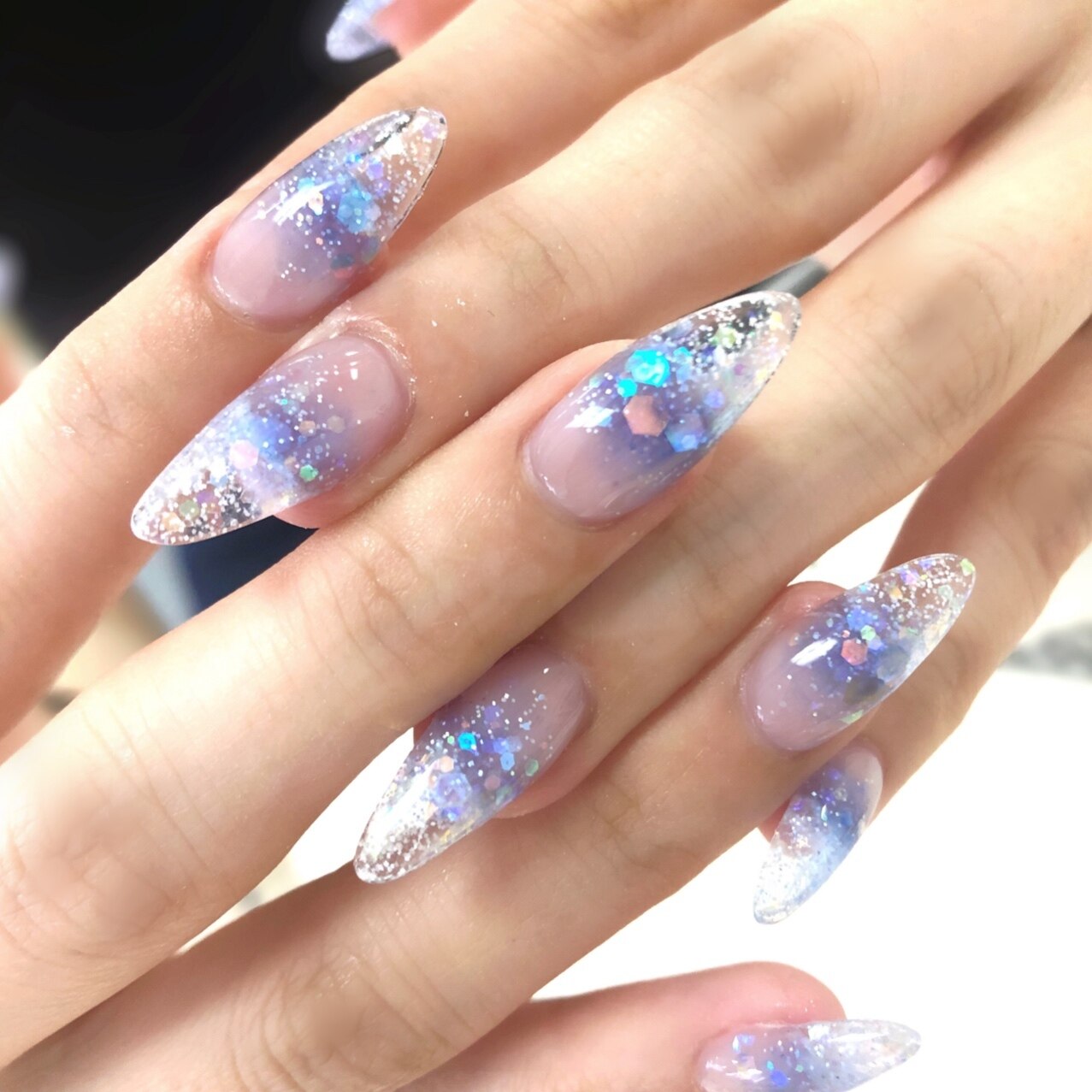 PNK☆Glam Lips☆グラデーション FUR ブルゾン PNK様専用☆Glam Lips☆グラデーション FUR ブルゾン
