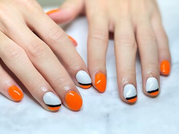 2M ネイル アトリエ(2M NAIL ATELIER)/メンズ ネオン フレンチ