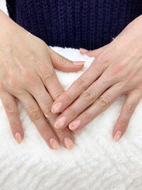 213番☆桃ネイル