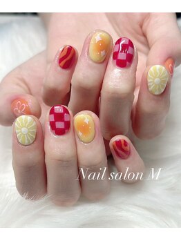 ネイルサロン M/持ち込みデザイン 8900円