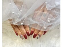 フィルイン シーウェスト 祖師ヶ谷大蔵(SEA WEST)/マグネット豹柄ネイル＊