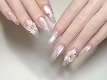 ★ナチュラルコース（オフケア込み60分）★ ハート/バレンタイン/くすみピンク/チョコ/ガラスボール/日焼け