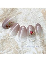 ネイルサロン クイル(QUILL)/12月ちょこっとアート（３）