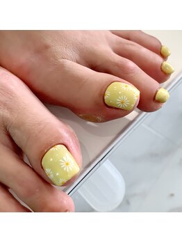 ミント(Mint.)/フットネイル☆お花ネイル