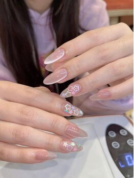 ヘブン ネイル 鶯谷(HEAVEN Nail)/かわいくてやさしいデザイン