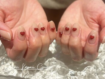 カナウ 銀座店(Kanau)/持ち込みバレンタインネイル