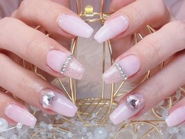 ふんわりピンク