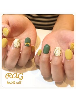 ラグ(RAG)/メタリックアート