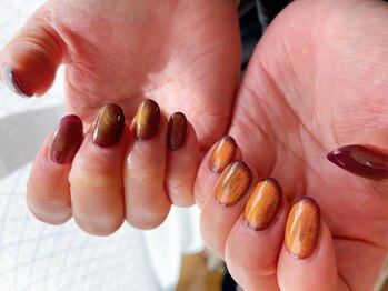 キキネイル たまプラーザ店(kikinail)/マグネットネイルワンカラー