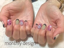 ルア(lua.)/春ラインストーン＊3月monthly