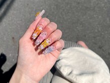 エムネイル(M-Nail)/★海外風カラフルリボンネイル★