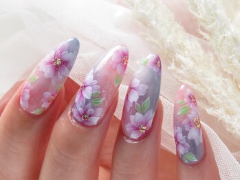 ハナネイル(HANA nail)の写真/【話題の7秒ネイル＊】おしゃれで美しい指先に♪持ち込み大歓迎！サンプルも豊富にご用意◎