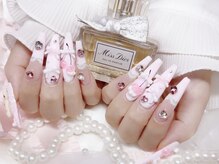 メイプルジェム(Maplegem)/キラキラさくらんぼネイル