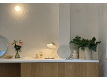 フィクトアイストア(fict eye store)の雰囲気(店内ドレッサー)