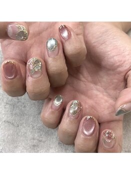 ネイルサロンファストネイルプラス 新宿店(FAST NAIL PLUS)/2025夏ネイル【マグネット】