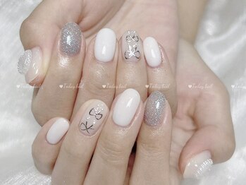 トゥデイネイル(Today.Nail)/定額ネイル/リボン