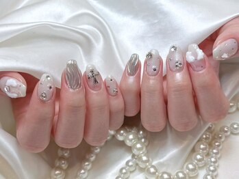 韓国風ミラー×ぷっくりアート