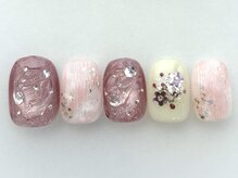 アイネイルズ 池袋店(I-nails)/お花ピンク