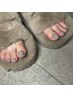 【Footネイル】フラッシュネイル（オフ込み） ￥5,500→￥5,300