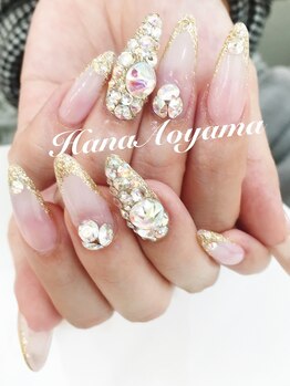 ネイルサロン ハナアオヤマ 堂山店(Nailsalon HanaAoyama)/シアーフレンチ