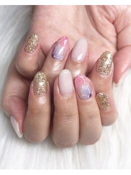 インプレス 鶴見店(Impress)/【Hand】フラワーネイル