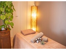 よす香/施術室。お一人ごとに消毒・換気