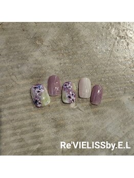 レヴィエリス バイ イーエル(Re VIELISS by E.L)/梅雨ネイル