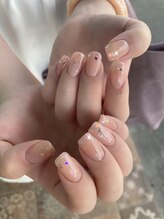 サフィールネイルサフィールネイル(Saphir nail)/キラキラホログラムネイル
