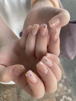 サフィールネイルサフィールネイル(Saphir nail)/キラキラホログラムネイル