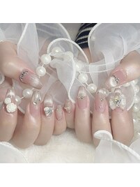 長さだし　持ち込みネイル