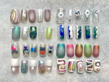 シープラスエー(C+A)の写真/手描きア-ト100種超え☆貴方好みのデザインがきっと見つかるはず♪自爪に優しいパラジェル取扱店♪