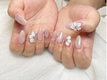 今話題の!!プルメリアネイル