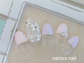 フレンチ×シースルーフラワー
