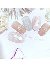 ローズクレア(Rose Crea)/ニュアンスオーロラネイル