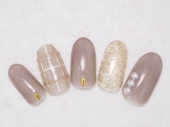 シックネイル(CHIC nail)/ミラーチェック シースルー