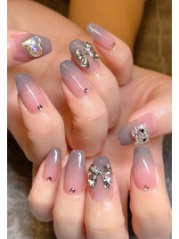 グラデ×キティ