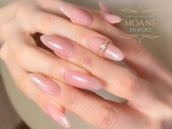 フィルインでロング自爪ネイル