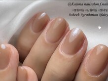 エフネイル(f.nail)/チーク＆グラデーションネイル
