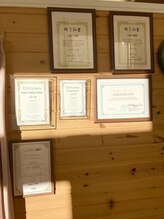 ペルラボーテ(Perla beaute)/いままで学んできたディプロマ