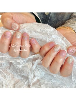 フィオーレ(fiore)/春ピンクのぷっくりフラワー　