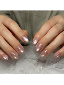 ルビー(Ruby)の写真/【パラジュル変更無料×フィルイン施術】シンプルなのに大人可愛いマグネットが40色以上！調色も対応可能◎