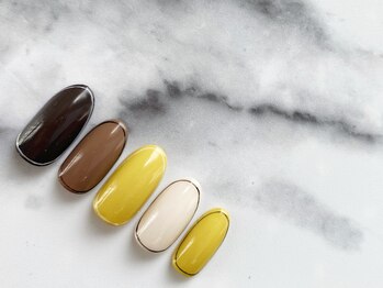 スリー(THREE)/Apr,2021/nail design