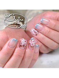 エアジェル「桜ネイル」