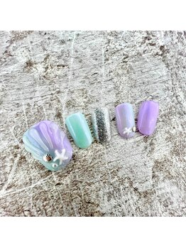 アトリエメルシー 青葉台(atelier merci)/定額フットデザインアート¥11000